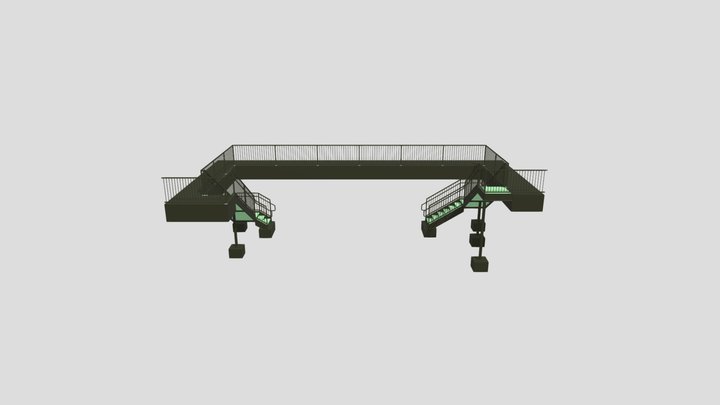 Ext Stairs and Rail MODEL - Western Trades - San 3D Model