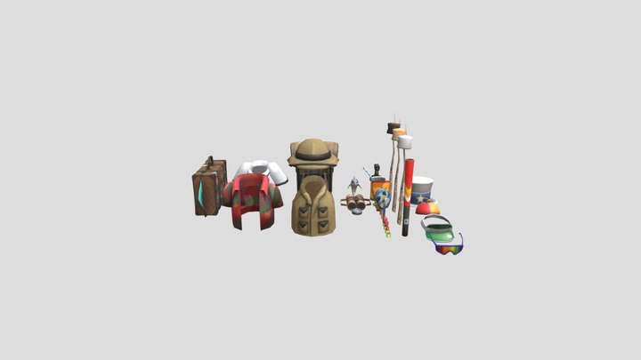 Gorilla Tag Summer Cosmetics 3D Model