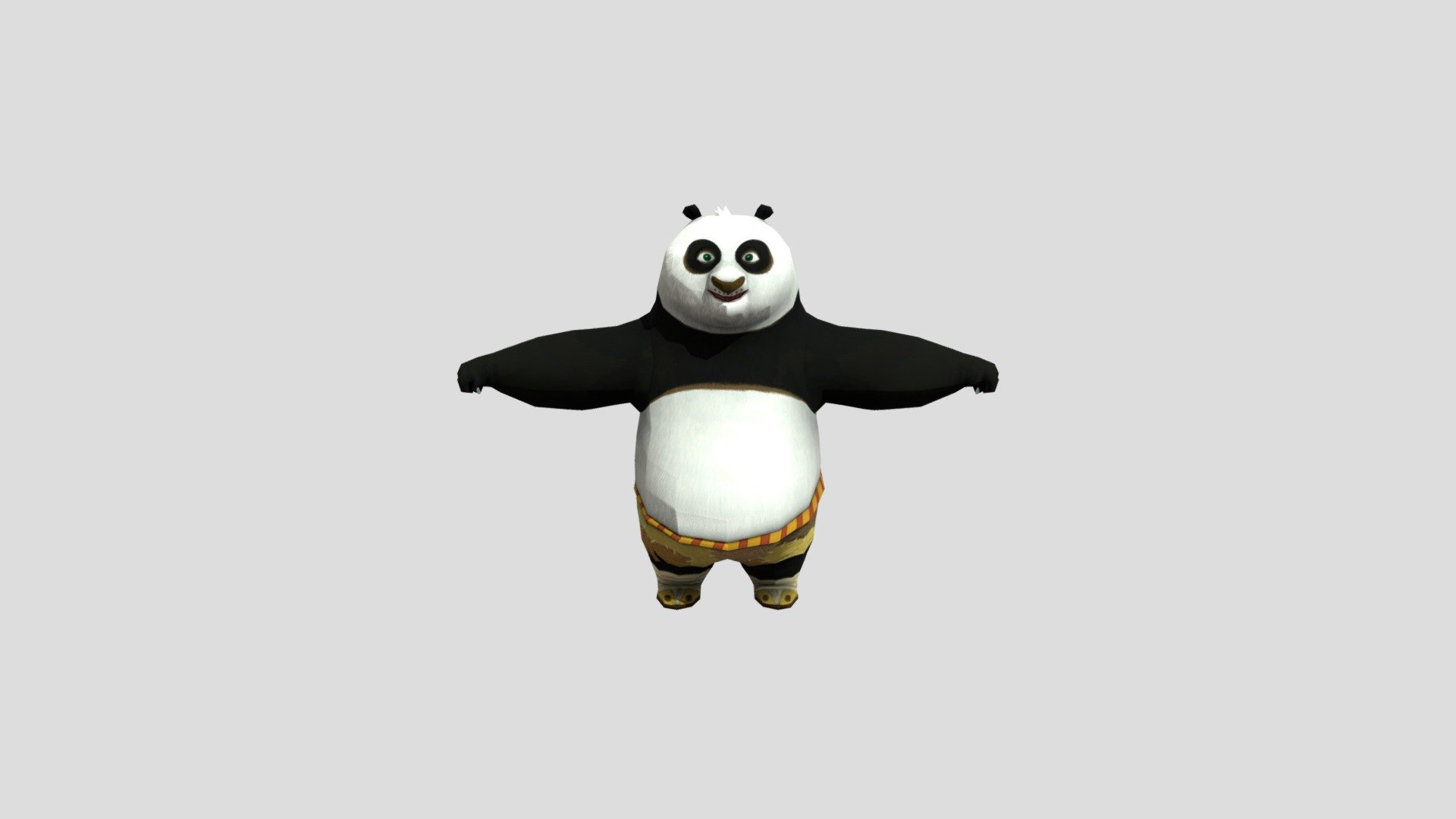 Browser Games - Kung Fu Panda Kung Fu Rumble - - Download Free 3D model ...
