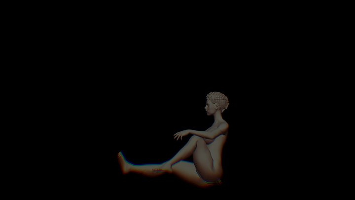 African Woman 3D Model