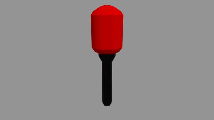 Whack 'A' Mole Hammer 3D Model