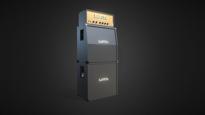 Laputa Amplifier 3D Model