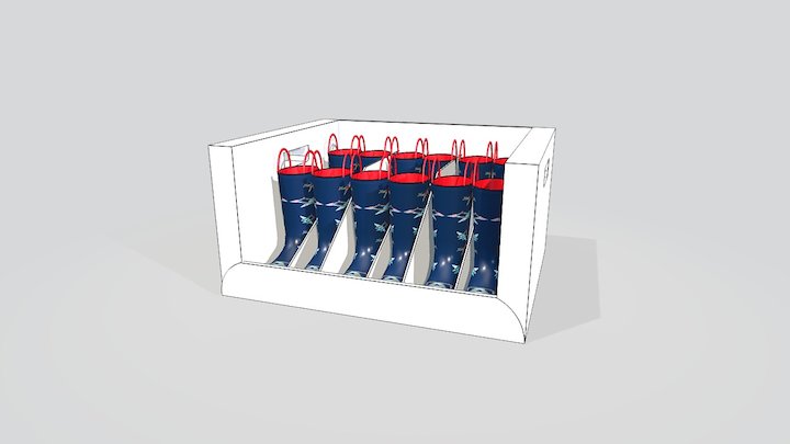 SAM'S KIDS RAIN BOOT PROGRAM_WITH DIVIDERS 3D Model