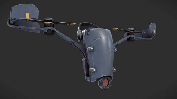 Recon Drone 3D Model