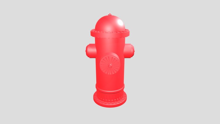 high quality Fire hydrant 3D Model