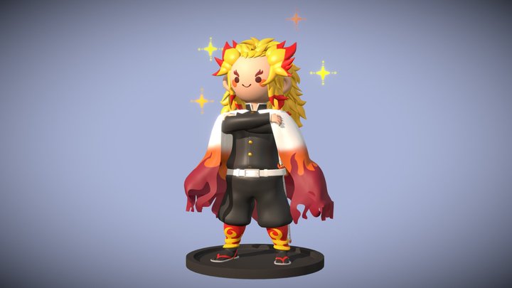 Rengoku - Demon Slayer - V2 3D