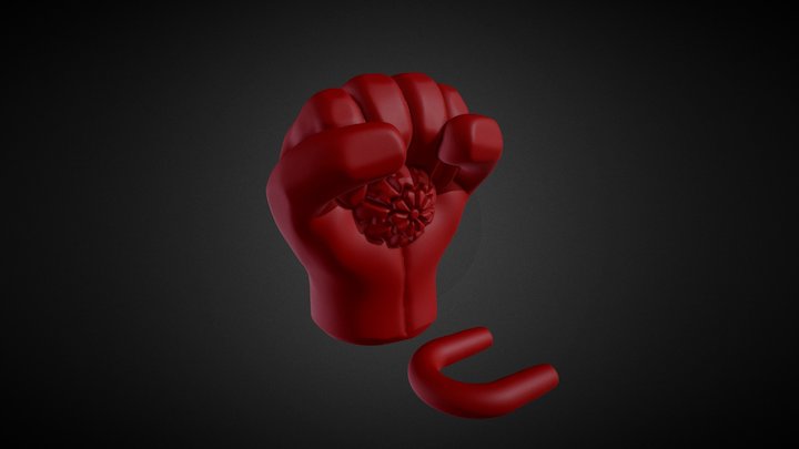 Gonzo keychain 3D Model