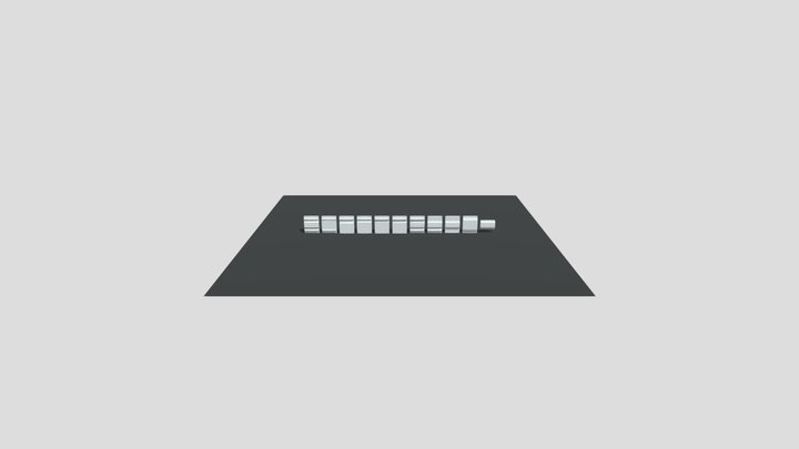 Skirting Board Collection 1 3D Model