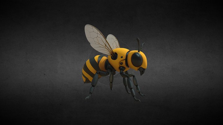 Miss Bee 3D Model