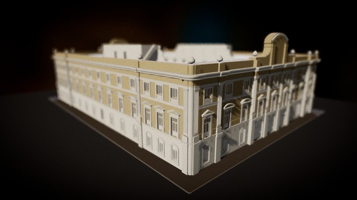 Palacio de la Aduana / Customs House (Cádiz, SP) 3D Model