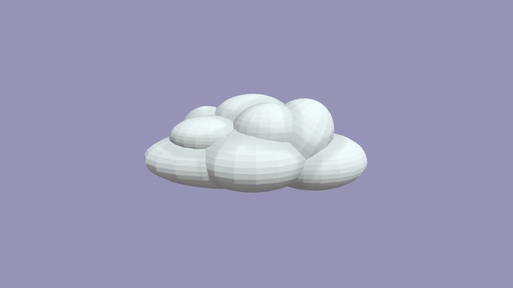 Cloud cute 4 finish 3D Model