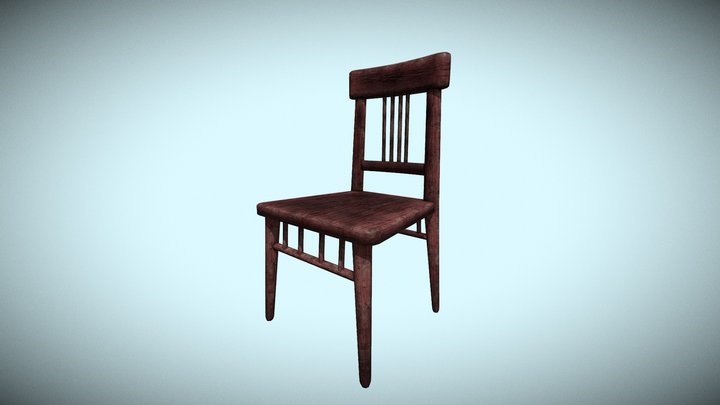 Old Chair 3D Model