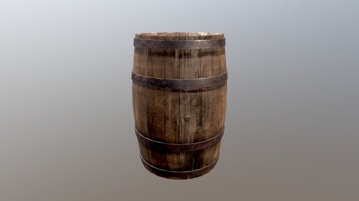 Barrel 3D Model