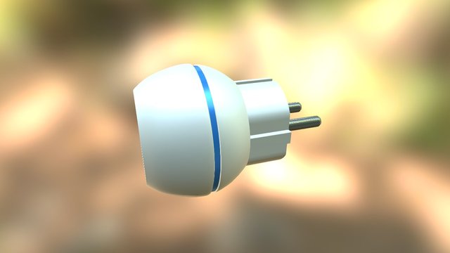 EU Crownstone Plug-in model 3D Model