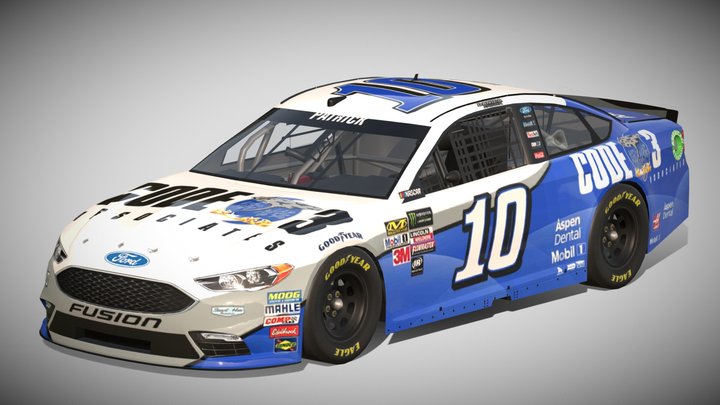 2017 Ford Fusion NASCAR – Modelo 3D gratuito STL