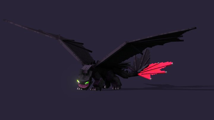 Night fury 3D Model
