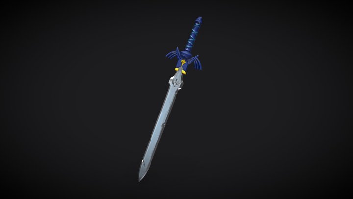Tloz Ocarina of Time - Master Sword 3D Model