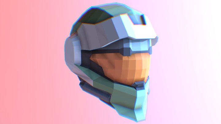 Halo: Reach | CQC Helmet 3D Model