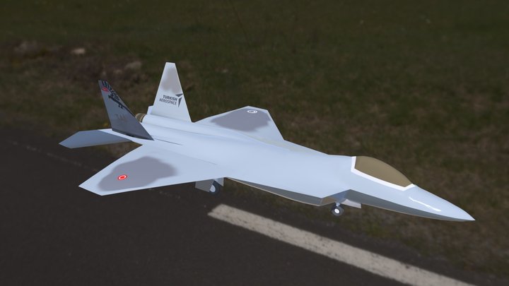 Tfx MMU Milli Muharip Uçak 3D Model