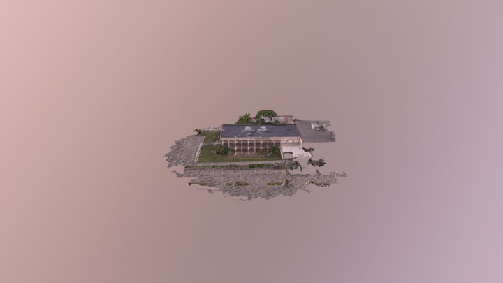 Parking Lot Structure 3D Model