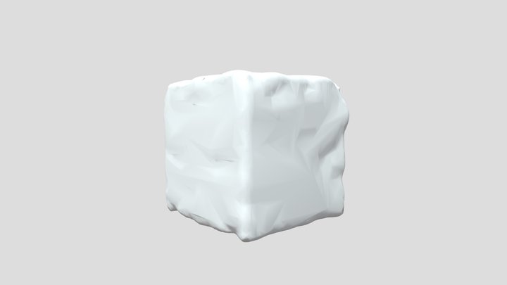 Textured Rock 3D Model