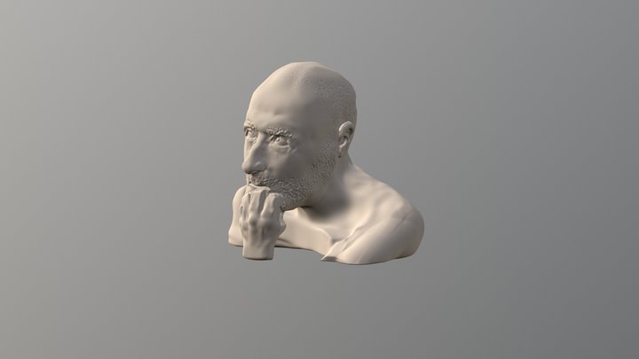 Incomplete thinker 3D Model