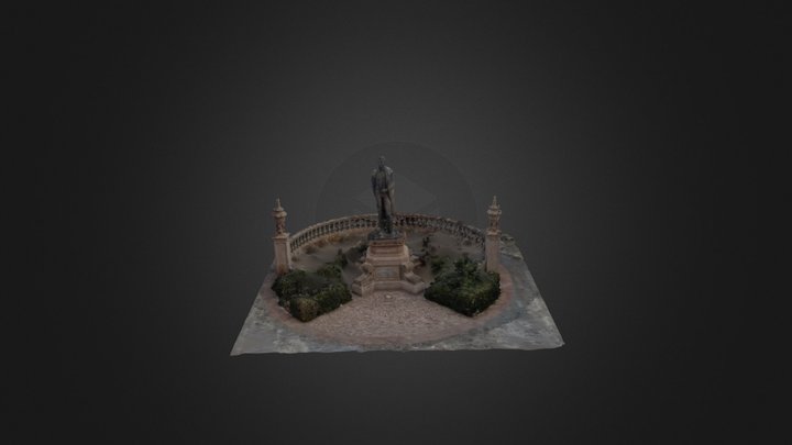 Monumento a Francisco García Salinas 3D Model