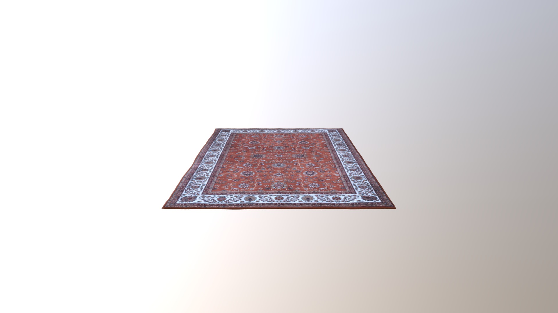 3D model Scottish Rug 6 - This is a 3D model of the Scottish Rug 6. The 3D model is about a red and white checkered surface.