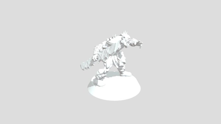 Orc Warchief 3D print model 3D Model