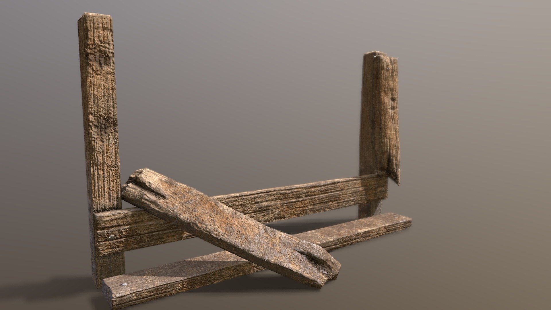 Broken fence - Buy Royalty Free 3D model by mrshaw64 [ef9c022 ...