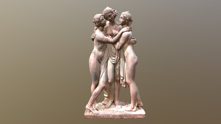Three Graces 3D Model