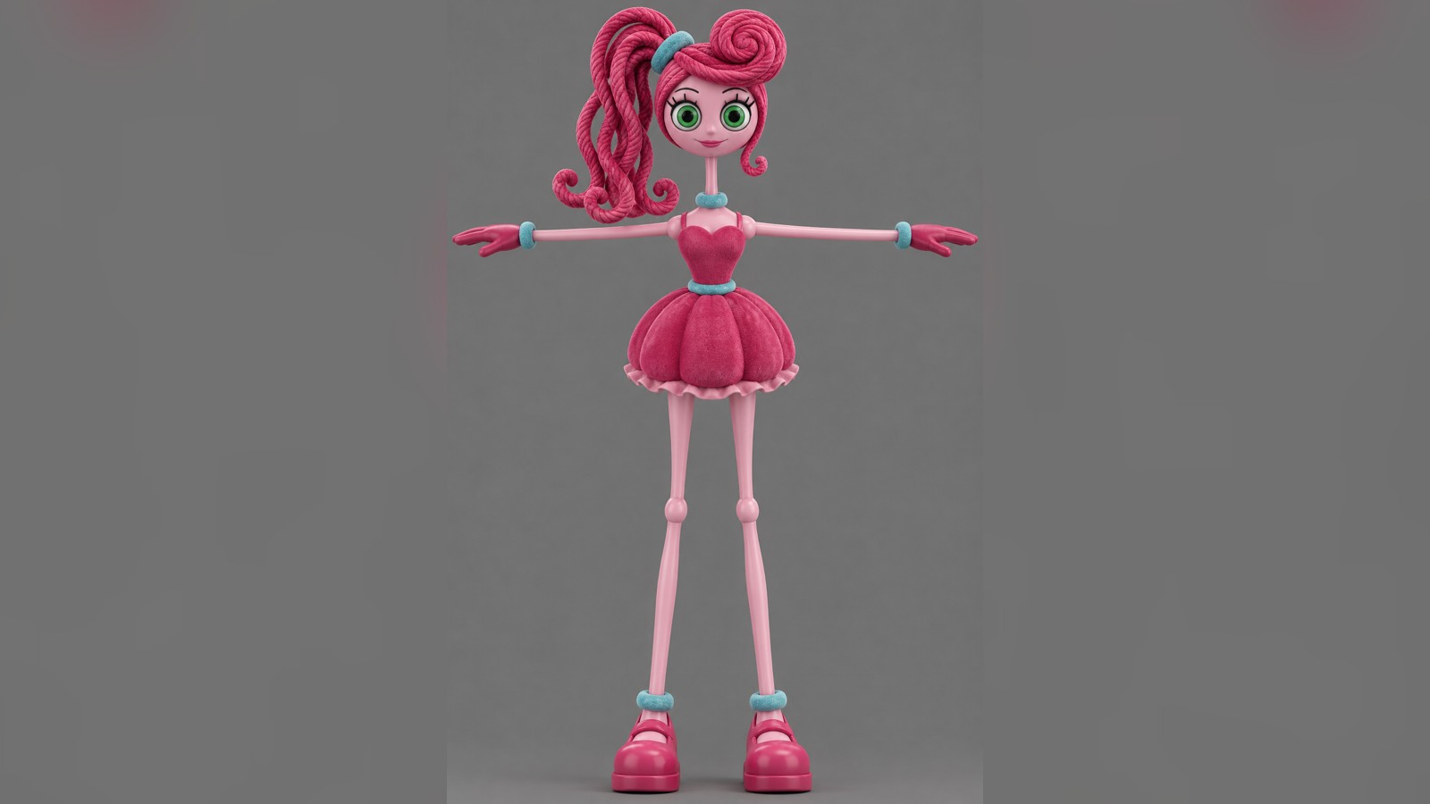 Mommy Long Legs (Poppy Playtime) T-Pose 3D Model - Download Free 3D ...