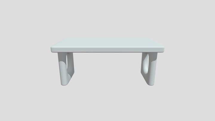 Cafeteria Table 1 3D Model