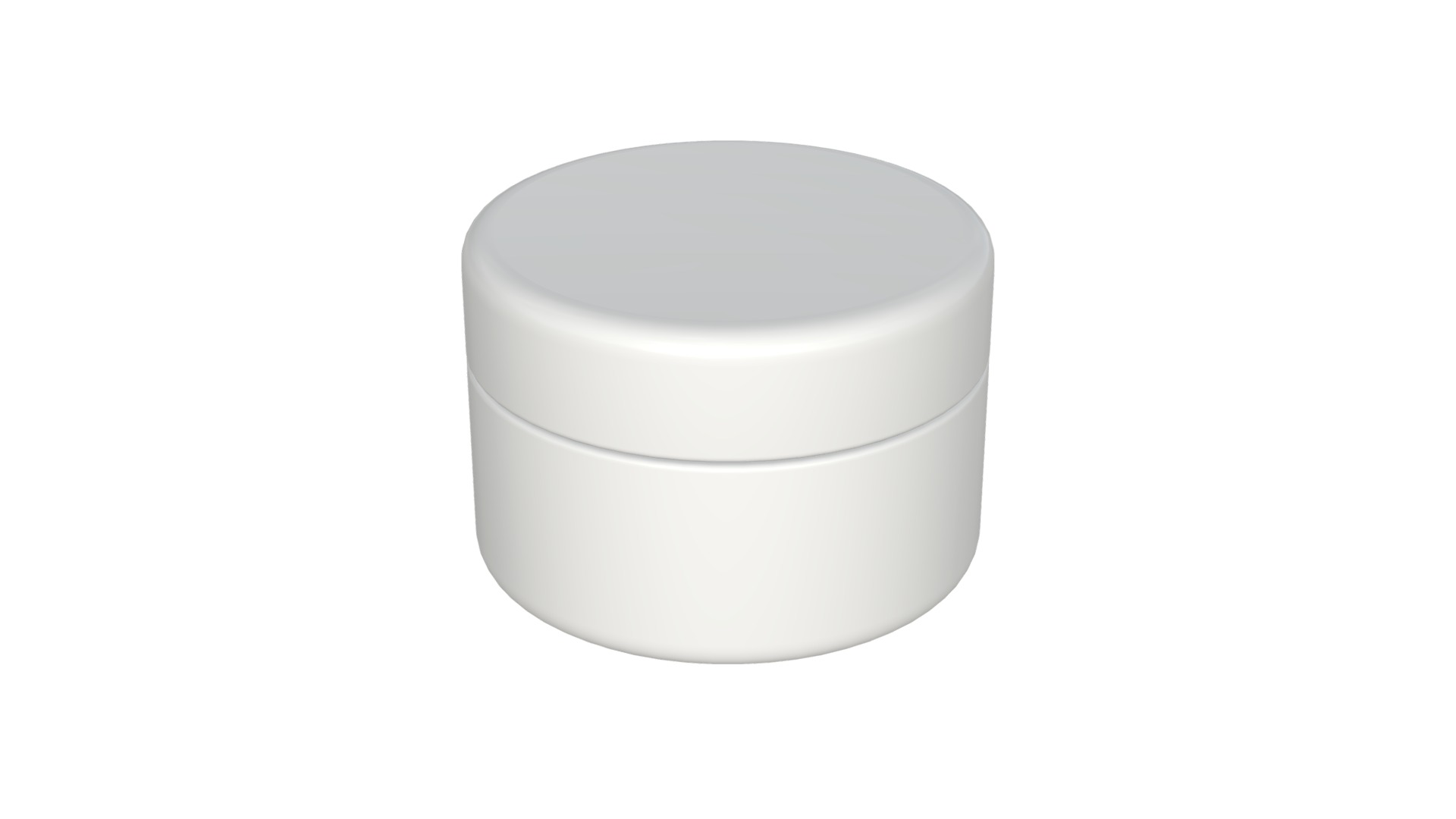 3D model Cream container 2 - This is a 3D model of the Cream container 2. The 3D model is about icon.