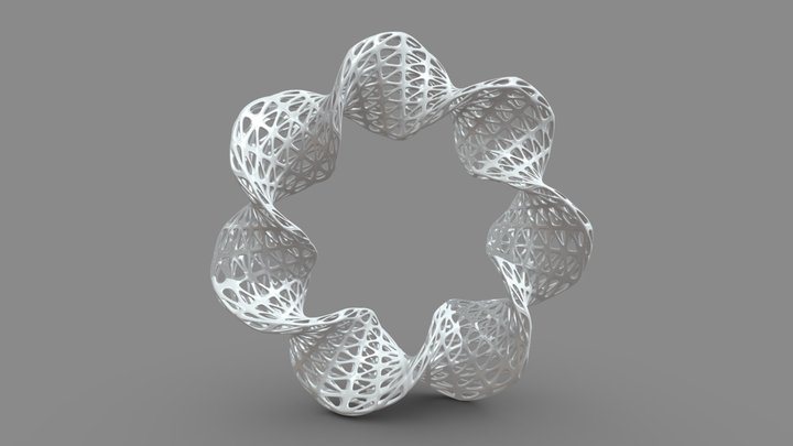 0111 - Organic Shape 3D Model