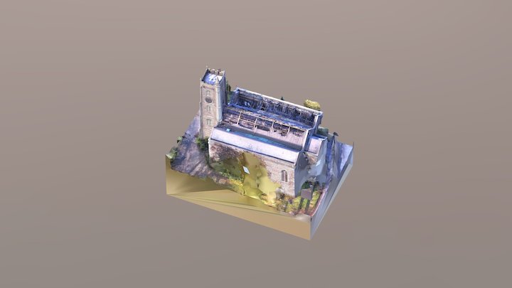 St Michaels Church Fire 3D Model
