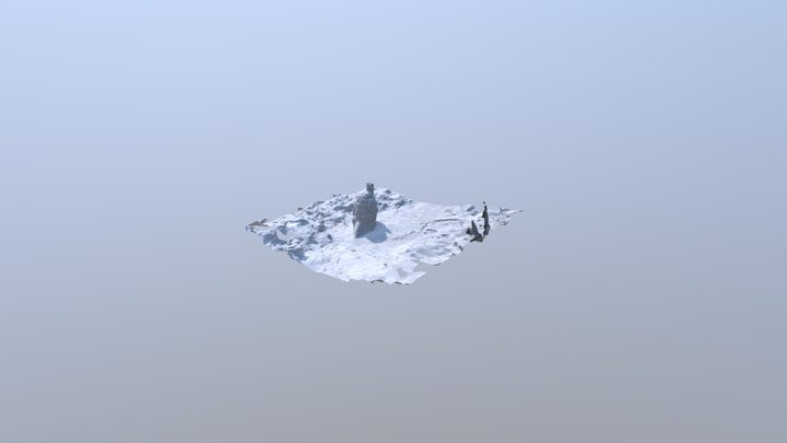 Улитка из снега 3D Model