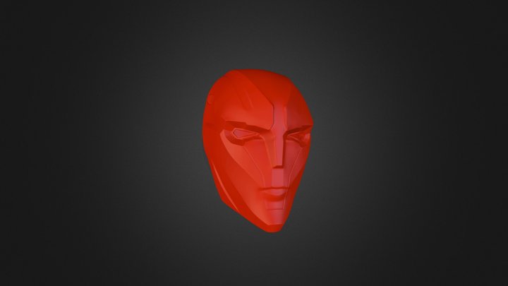 Red Hood Helmet by Brian Choi 3D Model