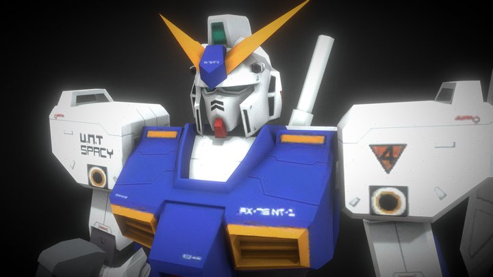 RX-78NT-1 Gundam Alex 3D Model