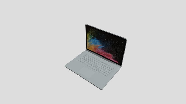 15 in Surface Book 2 3D Model