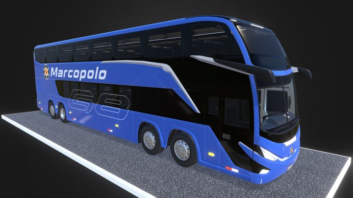 Ônibus Flamengo - Download Free 3D model by SIMULATOR