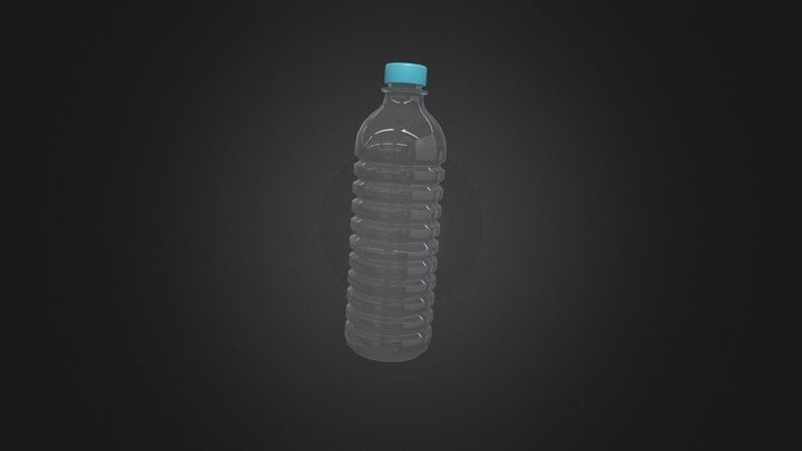 Plastic Water Bottle 3D Model
