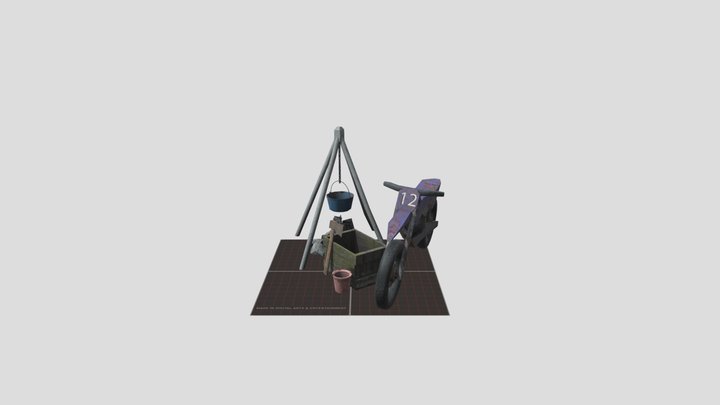 DAE 5 Finished props - Forest loner 3D Model