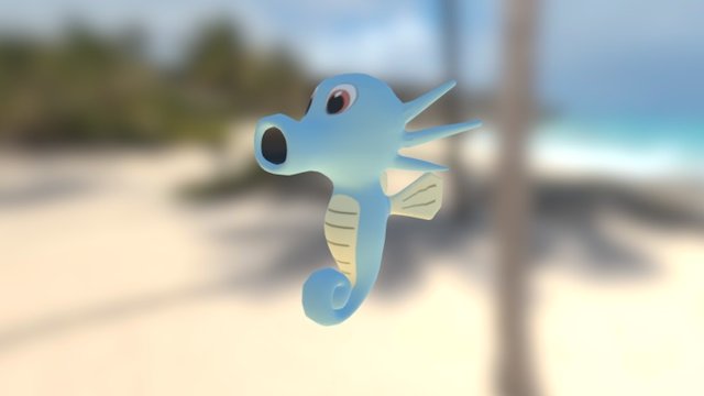 Horsea Pokemon_3D Model 3D Model