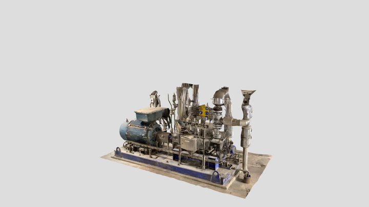 Feed Water pump 3D Model