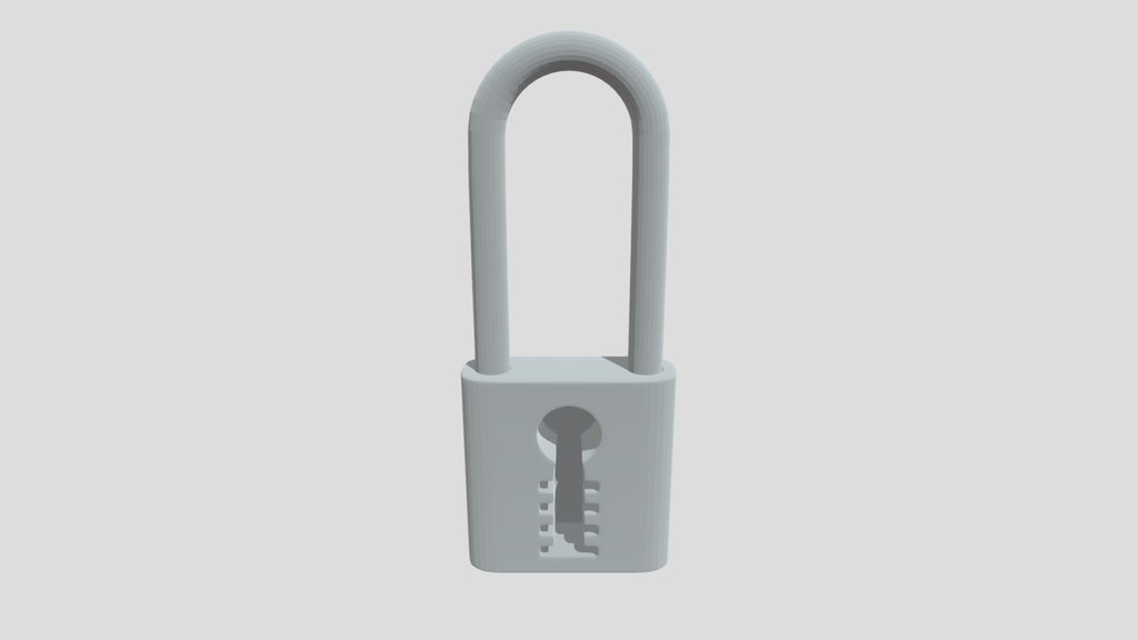 Old Rusty Padlock With Keyhole