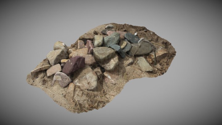 Rocks Pile 3D Model