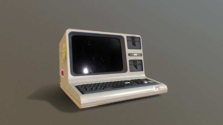 TRS80-Modell-3 3D Model