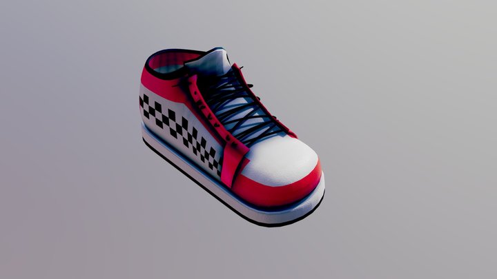 Generic Cartoon Shoes 3D Model