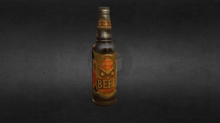 Beer-bottle 3D Model